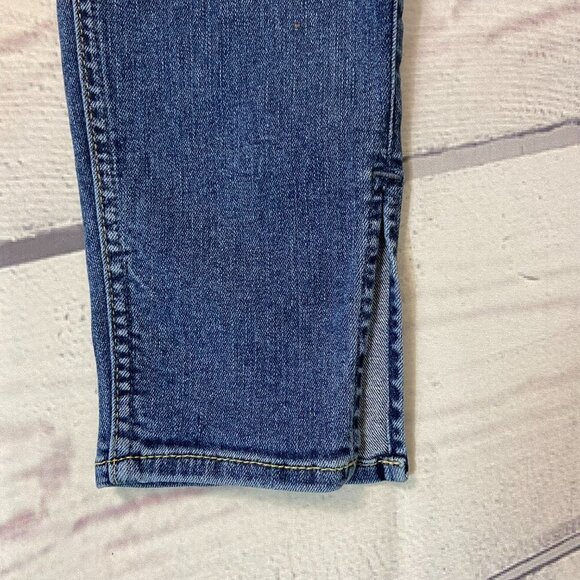 7 For All Mankind Ankle Skinny Jeans Women's Size 28 (28 x 28) Split Ankle - Picture 6 of 14